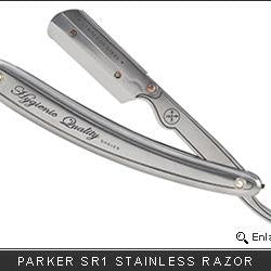 Parker SR1 Stainless Steel Straight Edge Razor