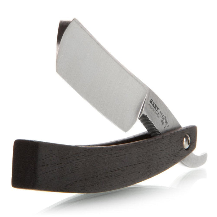 Hart Steel 6/8 Satin Finish Round Point Straight Razor