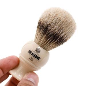 KENT BK4 Silvertip Badger シェービングブラシ Kent BK4 Shaving Brush — Classic Shaving