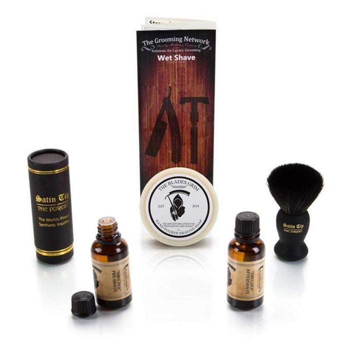 Grim Blades Double Edge Safety Razor with Stand