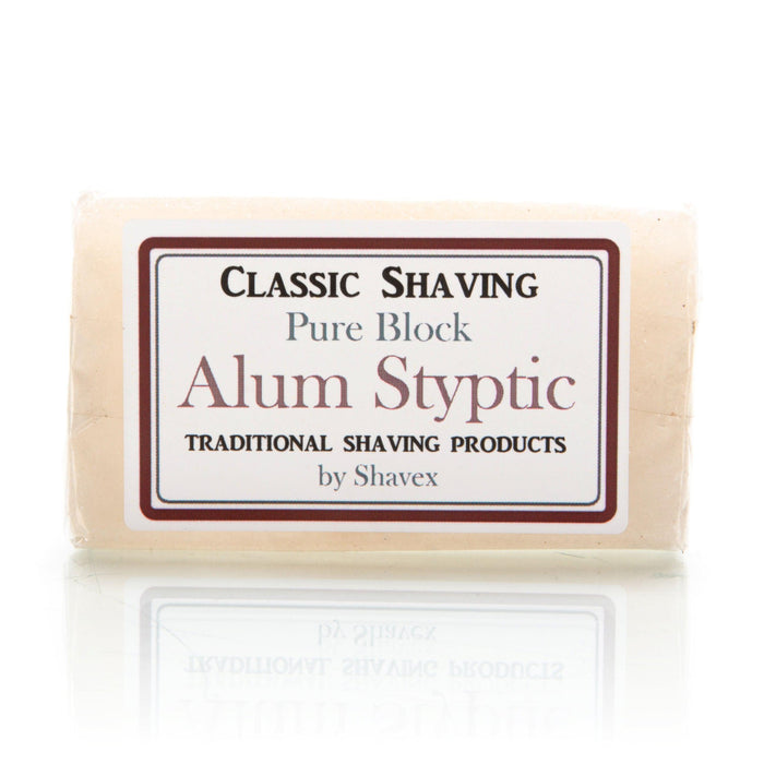 Shavex & Classic Shaving Brand Pure Block Alum Styptic