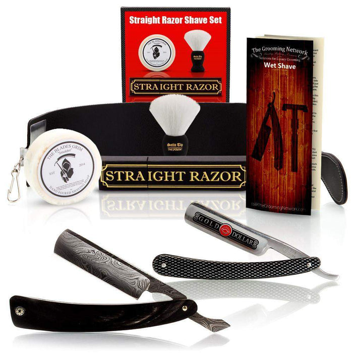 https://www.classicshaving.com/cdn/shop/products/100-off-buffalo-horn-damascus-straight-razor-and-luxury-shave-set_700x700.jpg?v=1568801778