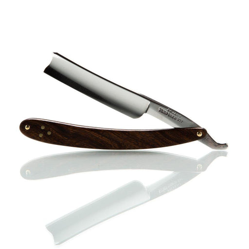 Vintage "Patent Tempered Steel" Straight Razor with Custom Wood Scales