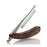 Vintage "Patent Tempered Steel" Straight Razor with Custom Wood Scales