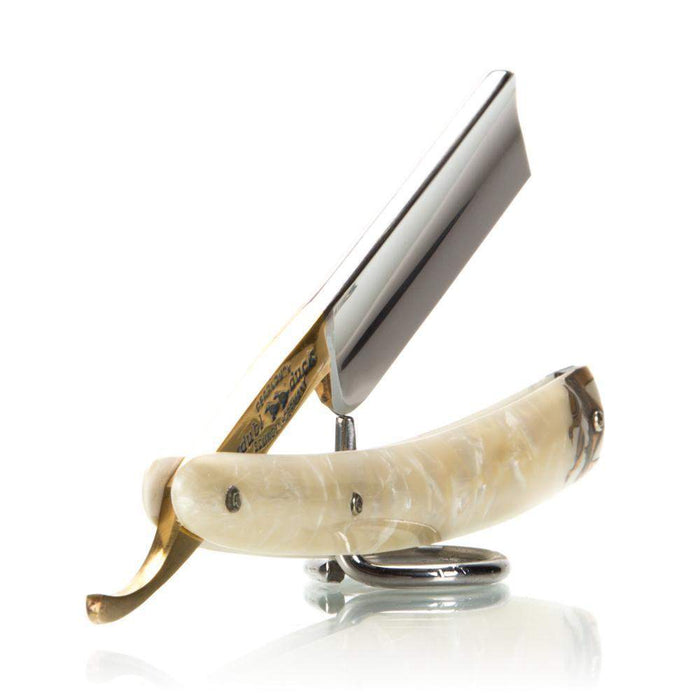 Gold Razor 8 NEW NOS Dubl Duck Goldenedge - 5/8 Square Tip Straight Razor