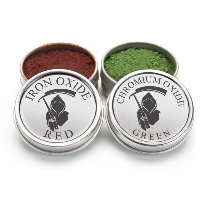 STROP POWDER 1 GREEN .3 MICRON AND 1 RED .1 MICRON PACK