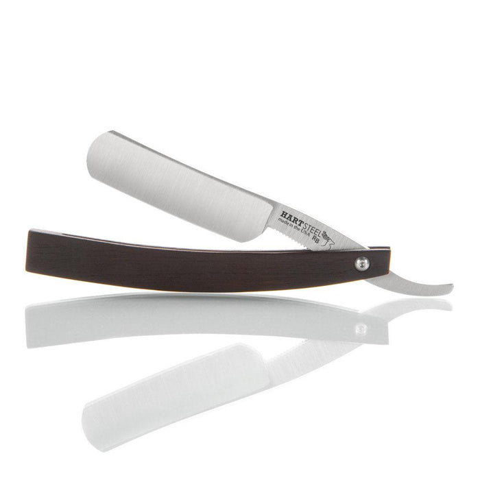 Hart Steel 6/8 Satin Finish Round Point Straight Razor