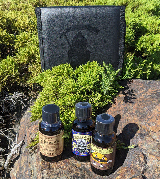 Beard Oil Sampler Set + Bonus Travel Case