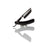 Thiers Issard - The Blades Grim 6/8" Straight Razor - Black Acrylic Scales