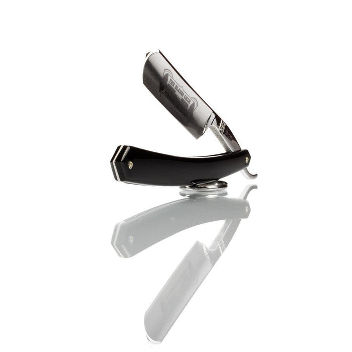 Thiers Issard - The Blades Grim 6/8" Straight Razor - Black Acrylic Scales
