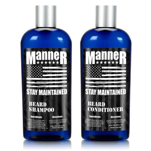 Manner Beard Shampoo and Beard Conditioner Combo