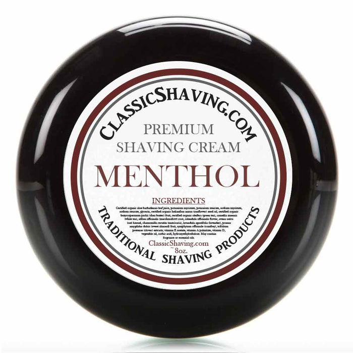 Menthol - Classic Shaving Cream