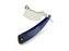 ALEX JACQUES CUSTOM 7/8" RAZOR - WITH RING and BLUE G10 SCALES-