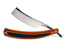 Alex Jacques Custom 7/8" Straight Razor With "Tiger" Black and Orange G10 Scales-