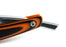 Alex Jacques Custom 7/8" Straight Razor With "Tiger" Black and Orange G10 Scales-