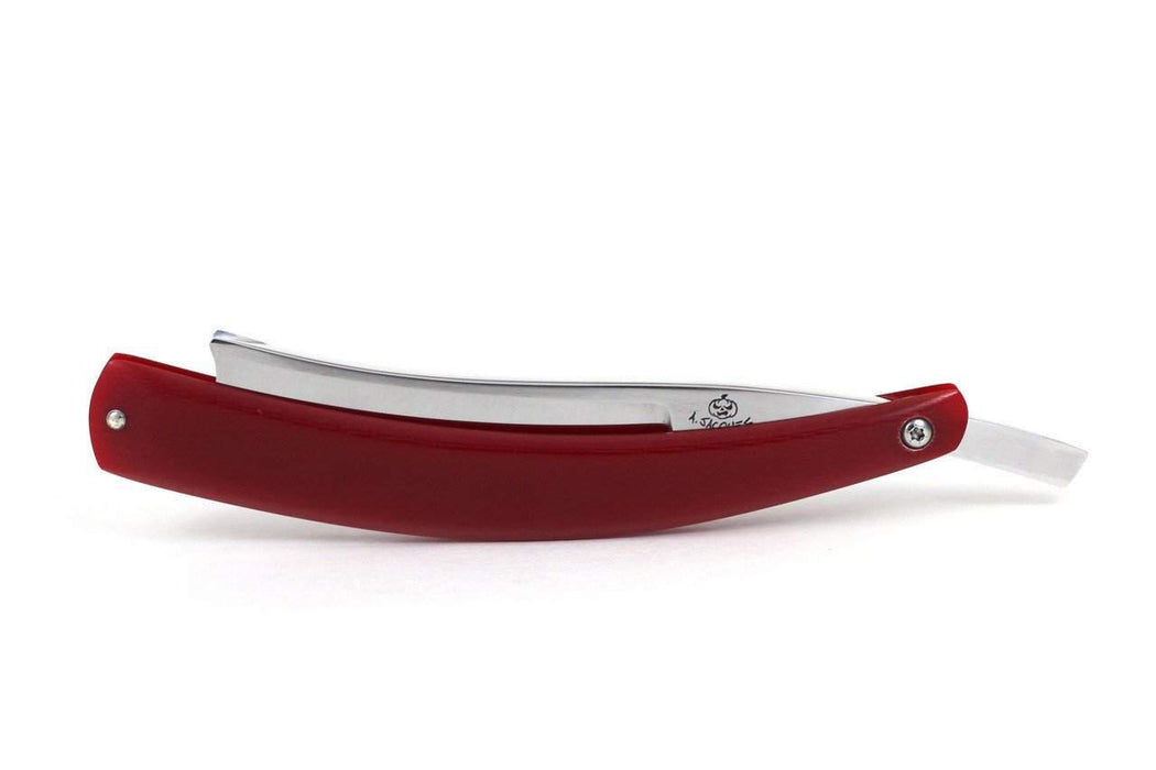 Alex Jacques "Production Style" 7/8" Razor With Red G10 Scales-
