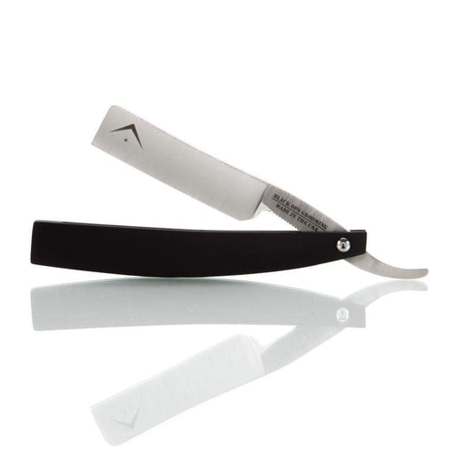 BOG - 'Patriot' Straight Razor in Black Resin Scales-