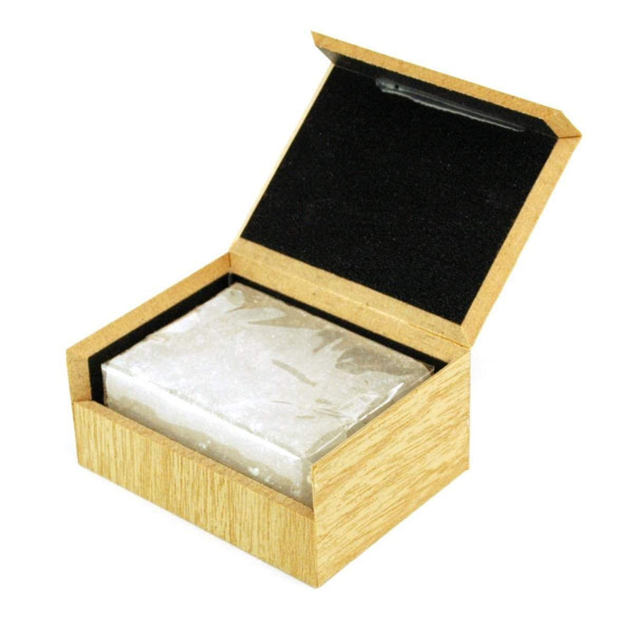 Classic Brand Small Alum Block in wooden box, 58 grams-