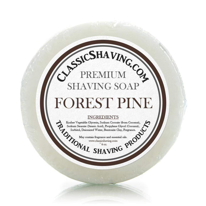 Classic Shaving Mug Soap - 3" Forest Pine-