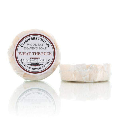 Classic Shaving Wool Fat Shaving Soap - 3" - What The Puck-