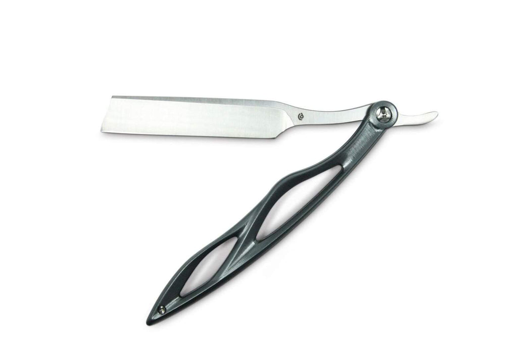 Discommon "Anodized Aluminum Scale with Traditional Grind" Straight Razor-