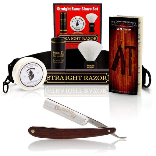 DOVO 5/8" "Cocobolo" Straight Razor with Luxury Shave Set-