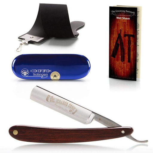 Dovo 5/8 Straight Razor - Cocobolo Wood Scales-