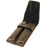 Dovo Leather Two Straight Razor Case - Black & Maroon-