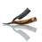 Dylan Farnham Custom Skeletal Walrus Tusk Straight Razor-