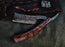 Dylan Farnham Custom Straight Razor - Stabilized Redwood Burl Wood Scales-