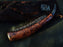 Dylan Farnham Custom Straight Razor - Stabilized Redwood Burl Wood Scales-