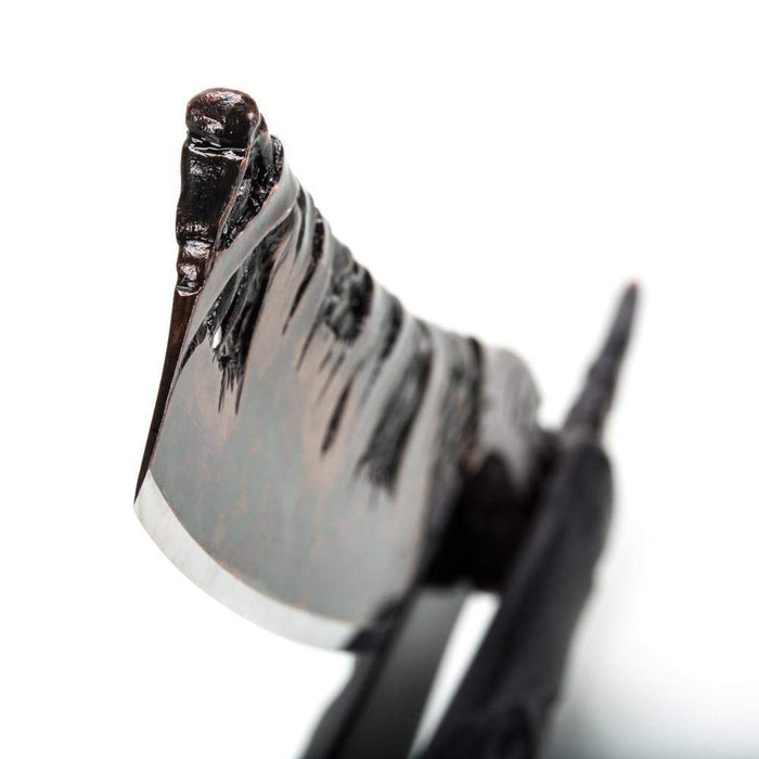 Dylan Farnham Custom Straight Razor - With Skeletal Sculpted Spine-