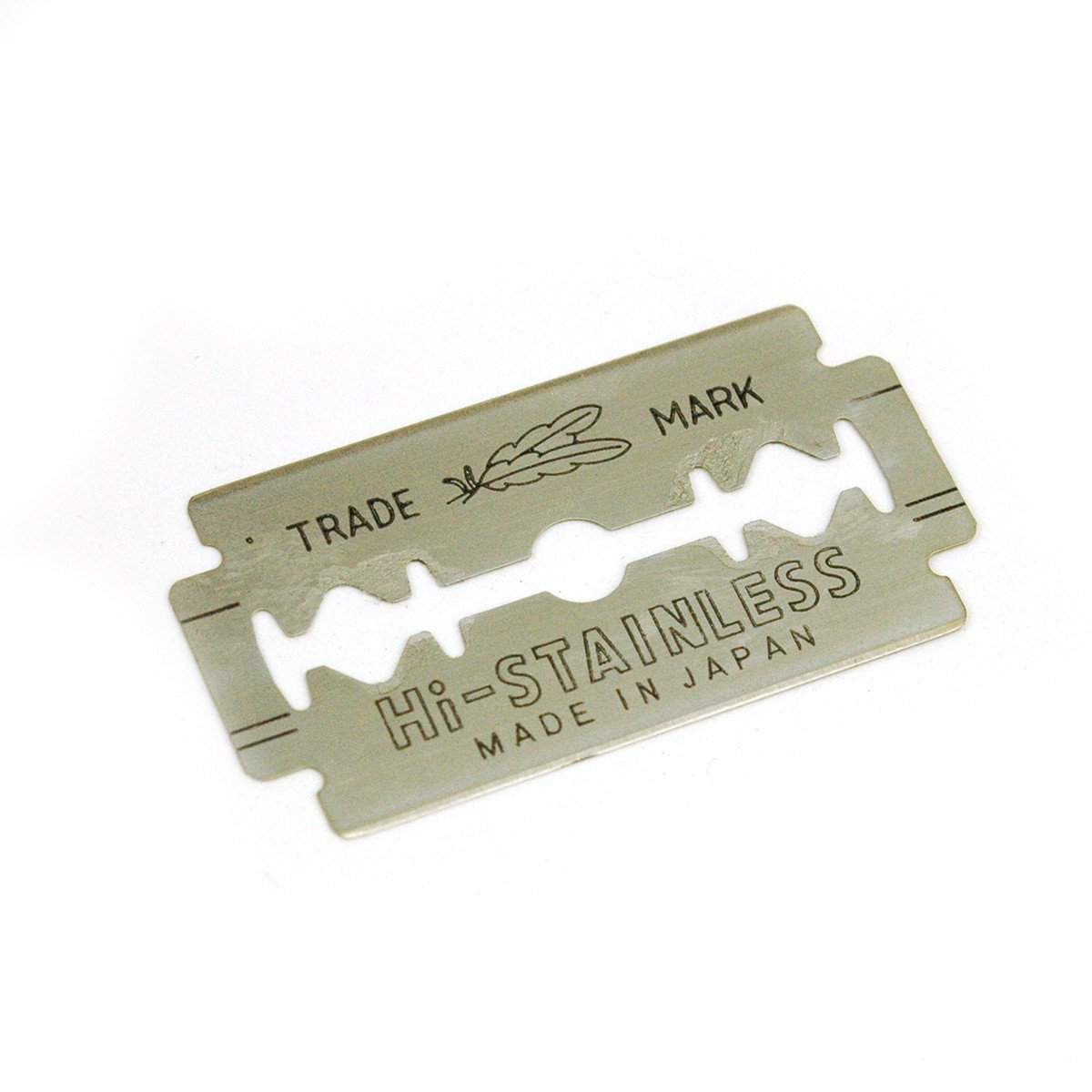 Feather Hi Stainless Platinum Double-Edge Safety Razor Blades