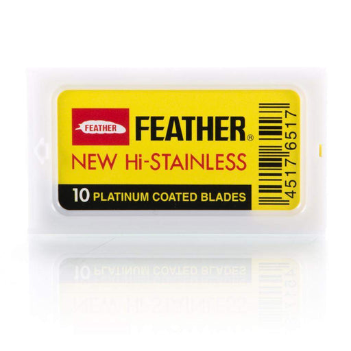 Feather Hi Stainless Platinum Double-Edge Blades 10 Pack-