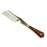 Harner 11/16 XHP Half-hollow Double Bevel Kamisori-style Razor, with SS pins and amboyna burl scales-