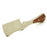Harner 11/16 XHP Half-hollow Double Bevel Kamisori-style Razor, with SS pins and amboyna burl scales-