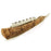 Harner 6/8 XHP Half-hollow Round Point Razor, with decorative spine and maple burl scales-