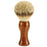 Harner 7/8 Stainless Steel, Quarter Hollow Ground, Curly Koa Scales w/ Matching Silvertip Badger Brush-