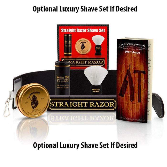 Hart Steel 6/8 Polished Finish Round Point Straight Razor-