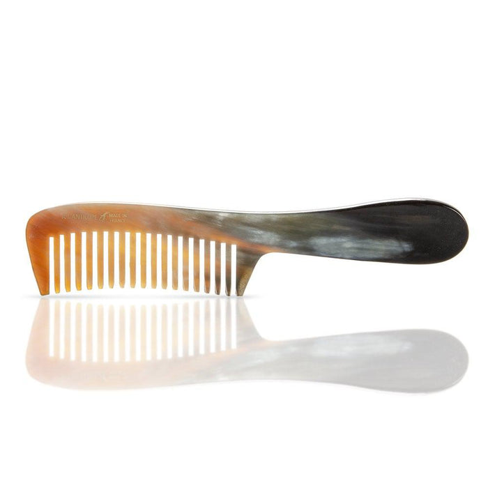 Natural Horn Large Dresser Comb w/Handle #7875