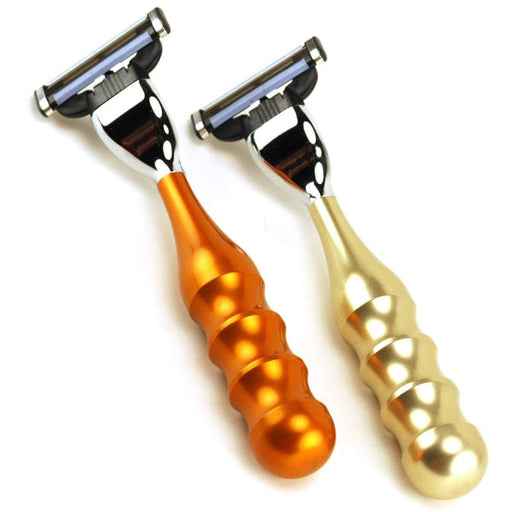 Merkur Mach III Ladies Razor in Sherry/Champagne-Champagne
