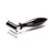 Parker 12R Chrome and Buffalo Horn Safety Razor-Dark Horn