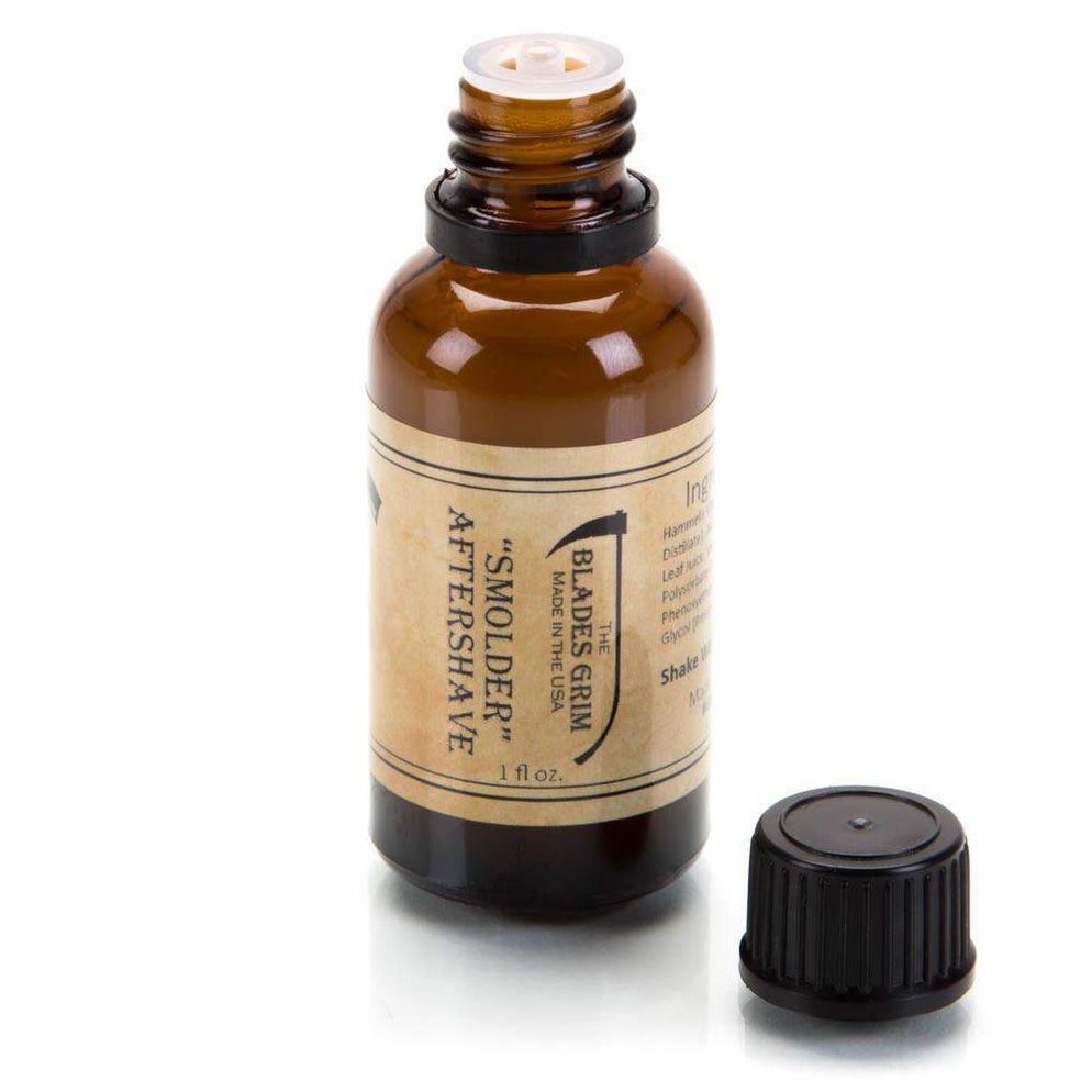 Home Smolder AfterShave Oil By The Blades Grim