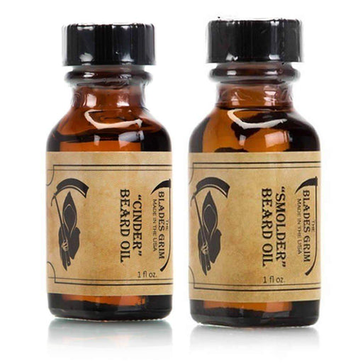 Smolder & Cinder 2 Pack Beard Oil - The Blades Grim-