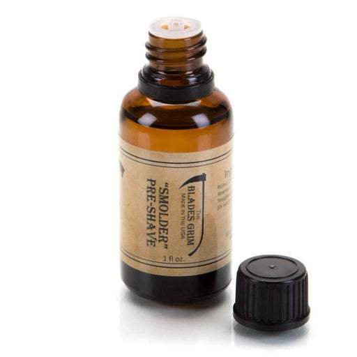 Smolder Pre-Shave Oil - By The Blades Grim-