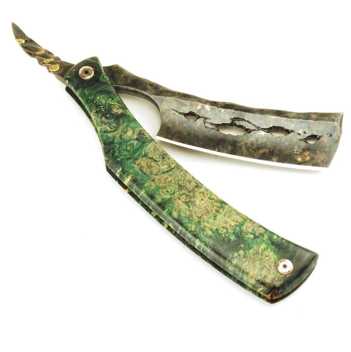 SOLD-Dylan Farnham #49, Custom Straight Razor , the "Lucky Cheshire"-