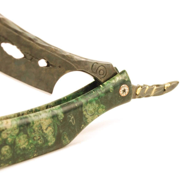 SOLD-Dylan Farnham #49, Custom Straight Razor , the "Lucky Cheshire"-