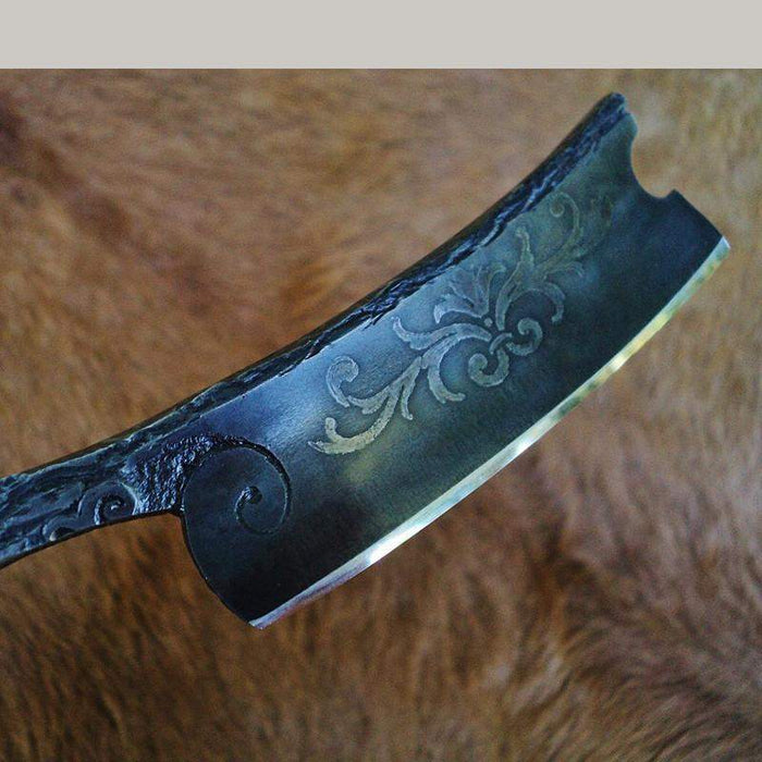 SOLD-Dylan Farnham #75 Elijah Straight Razor w/ Custom Sheath-