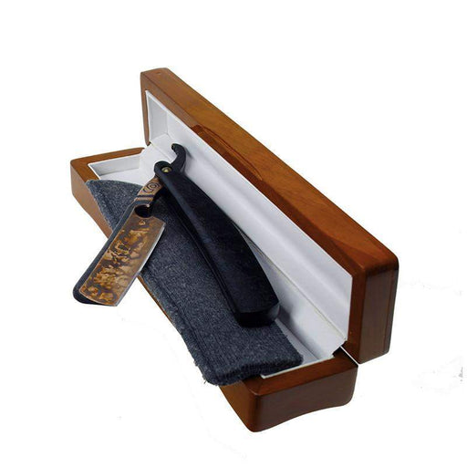 SOLD-Dylan Farnham #78 All Hallows Eve 7/8 Straight Razor w/ Silicone Sheath & Gift Box-