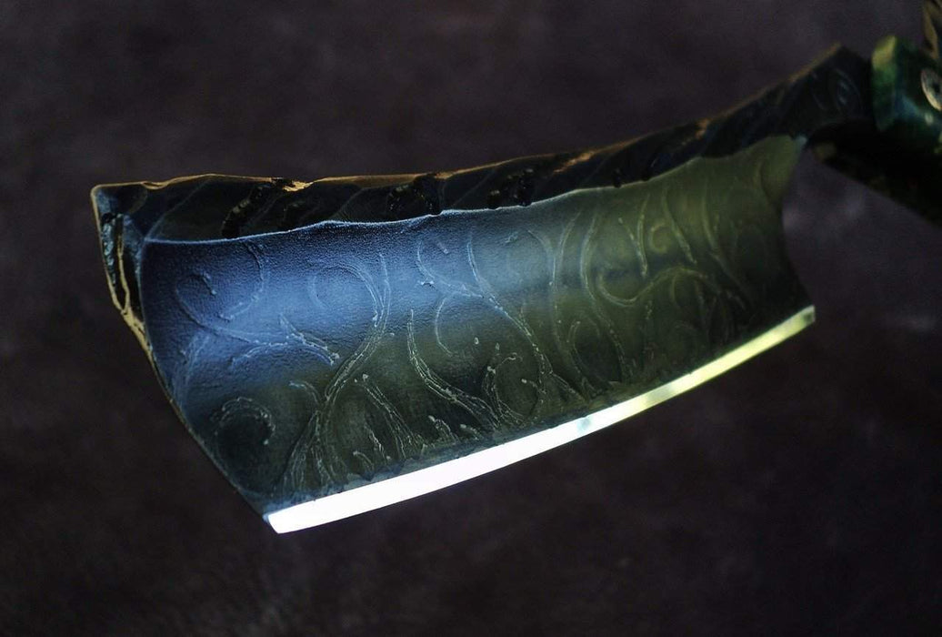 SOLD-Dylan Farnham Straight Razor #60 with custom sheath-